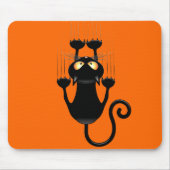 Cat Falldown lustige Zeichentrickfigur Mousepad (Vorne)