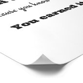 Cat Family Liebe Plakat Weiß und Schwarz matt (Ecke)