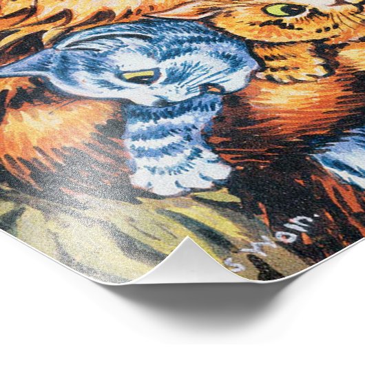 Cat Family | Louis Wain | Fotodruck (Ecke)