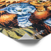 Cat Family | Louis Wain | Poster (Ecke)