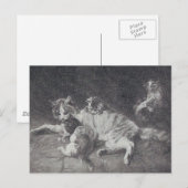 Cat Family Postkarte (Vorne/Hinten)