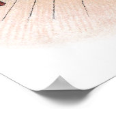 Cat Family setzt sich zum Frühstück ein Poster (Ecke)