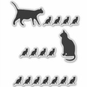 Cat Family Sticker Set (Vorderseite)