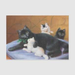 Cat Family von Sophie Sperlich Seidenpapier