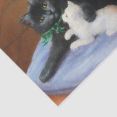 Cat Family von Sophie Sperlich Seidenpapier (Ausschnitt)