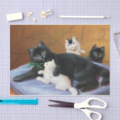 Cat Family von Sophie Sperlich Seidenpapier (Handwerk)