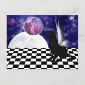 CAT Fantasy Postcard Postkarte (Vorderseite)