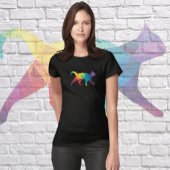 CAT FARBEN ART POLYGONAL T-Shirt