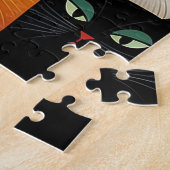 CAT FARBENFÄHIGE KATZEN ART JIGSAW PUZZLE (Seite)
