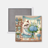 Cat Father's Day Magnet für Cat-Vater (Vorderseite/Rückseite)