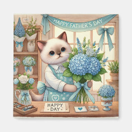 Cat Father's Day Magnet für Cat-Vater