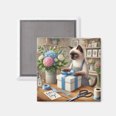 Cat Father's Day Magnet für Cat-Vater (Vorderseite/Rückseite)