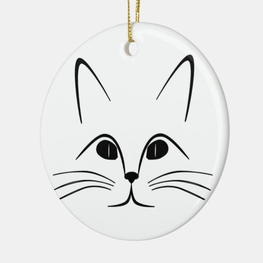 CAT-FELD KERAMIKORNAMENT (Links)