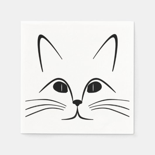 CAT-FELD SERVIETTE (Vorderseite)