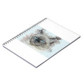 Cat Feline Kitten Pet Head Rag Doll Cat Niedlich Notizblock (Linke Seite)