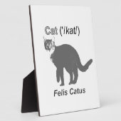 Cat Felis Catus Fotoplatte (Seite)
