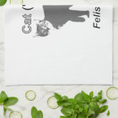 Cat Felis Catus Geschirrtuch (Gefaltet)