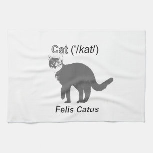 Cat Felis Catus Geschirrtuch