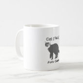Cat Felis Catus Kaffeetasse (Vorderseite Links)