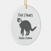 Cat Felis Catus Keramikornament (Rechts)