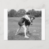 Cat Fight, early 1900s Postkarte (Vorderseite)