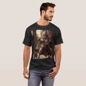 Cat Fighting Steampunk T-Shirt (Vorne ganz)