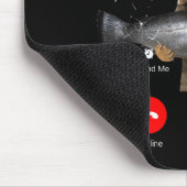 Cat Fih Calling Meme Funny Fish Cat Humor Gift Tee Mousepad (Ecke)