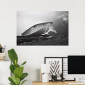Cat Fish Blues II Kunstdruck Poster (Heimbüro)