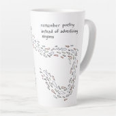 Cat Fish Poetry Milchtasse (Rechte Ecke)
