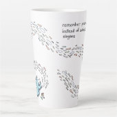 Cat Fish Poetry Milchtasse (Vorderseite)