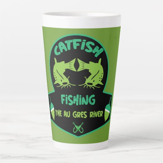 Cat Fishing Au Gres Milchtasse (Vorderseite)
