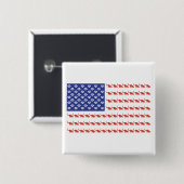 Cat-Flag-T-Shirt Button (Vorne & Hinten)