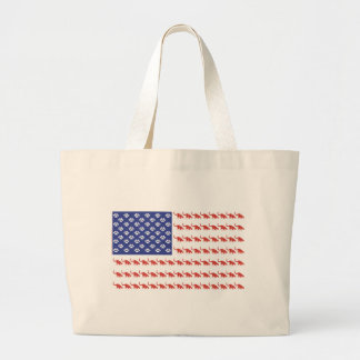 Cat-Flag-T-Shirt Jumbo Stoffbeutel