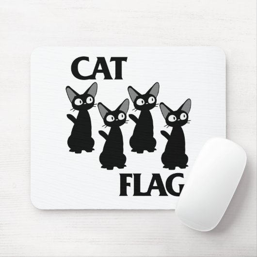 CAT-FLAGGE 2 MOUSEPAD (Mit Mouse)