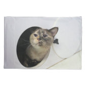 Cat Fleece Blanket Kissenbezug (Rückseite)