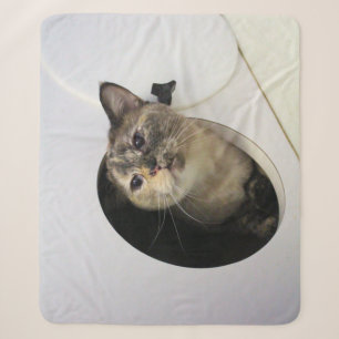 Cat Fleece Blanket Sherpadecke