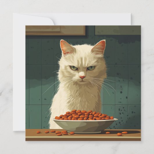 Cat Food Strike Einladung (Vorderseite)