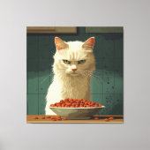 Cat Food Strike Leinwanddruck (Vorderseite)