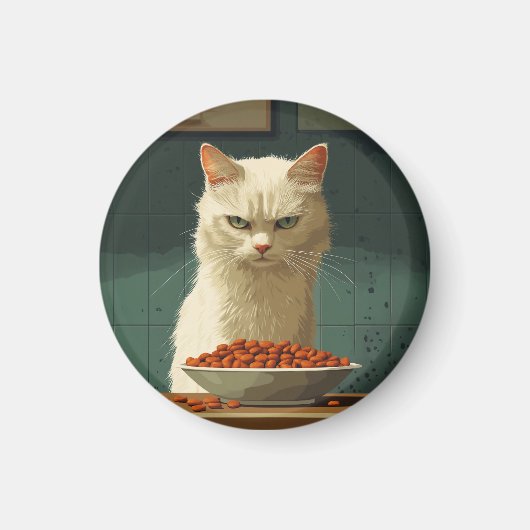 Cat Food Strike Magnet (Vorne)