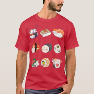 Cat Food Sushi Roller, Animfilm Liebhaber, lustig. T-Shirt