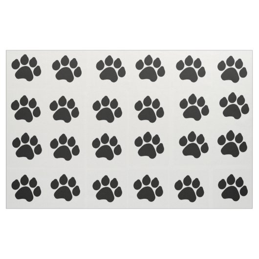 cat footprint stoff (Yard (91,4 cm))