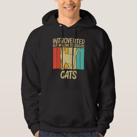 Cat For Men Women Cat Kitten Pet Animal Hoodie (Vorderseite)