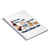 Cat Foster Mom note book for cat foster notes Notizblock (Rechte Seite)