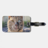 Cat-Foto anpassen hinzufügen Gepäckanhänger (Rückseite horizontal)