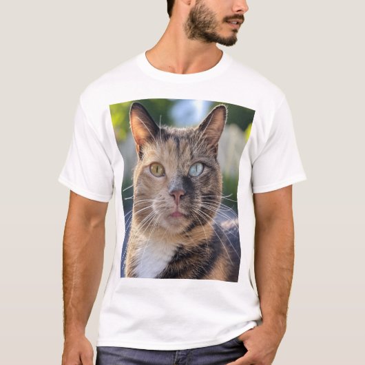 Cat-Foto anpassen hinzufügen T-Shirt (Vorderseite)
