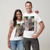 Cat-Foto anpassen hinzufügen T-Shirt (Unisex)