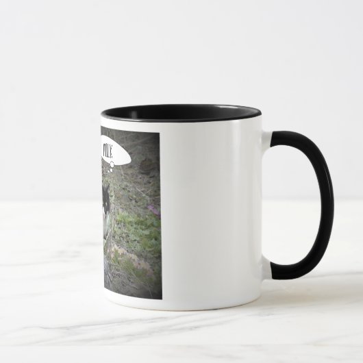 Cat Foto Benutzerdefinierte Text Combo-Tasse Tasse (Rechts)