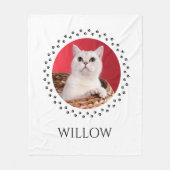 Cat Foto Blanket - Personalisiertes Haustier Keepa Fleecedecke (Vorderseite)