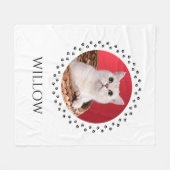 Cat Foto Blanket - Personalisiertes Haustier Keepa Fleecedecke (Vorderseite (Horizontal))