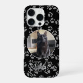 Cat Foto Druckmuster Personalisiert iPhone Hülle (Rückseite)